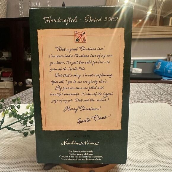 Hallmark Christmas Tree w/ Decorations Set of 8 Pieces Vintage Handcrafted 2002 - Picture 7 of 7